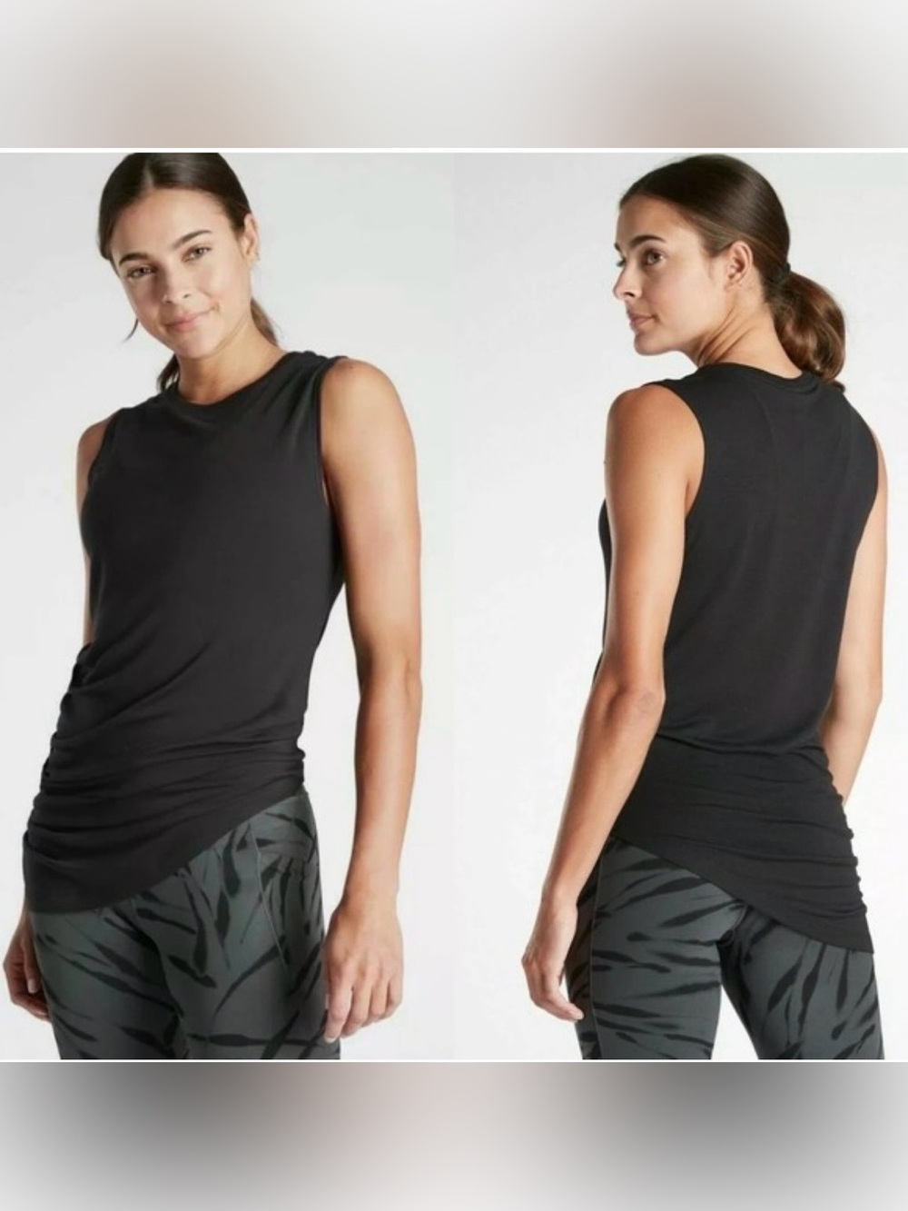 Athleta Cloudlike Restore Tank Women’s M Black EUC